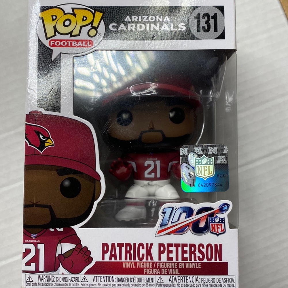 Funko Pop! Football Patrick Peterson Arizona Cardinals